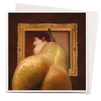 Pear Derriere Greetings Card