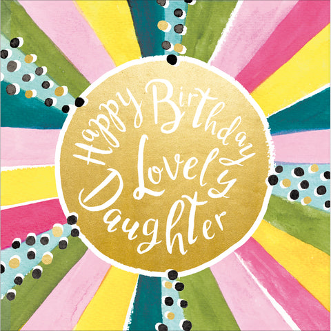 Happy Birthday Lovely Daughter Card