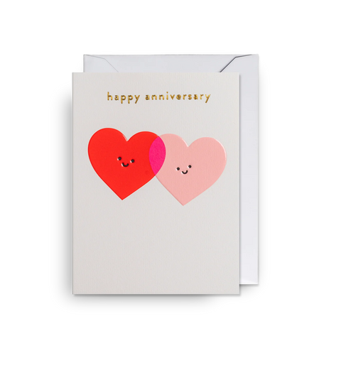 Happy Anniversary Happy Hearts Mini Card