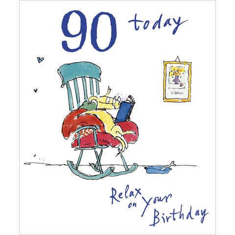 Quentin Blake - 90 Today Relax on Your Birthday