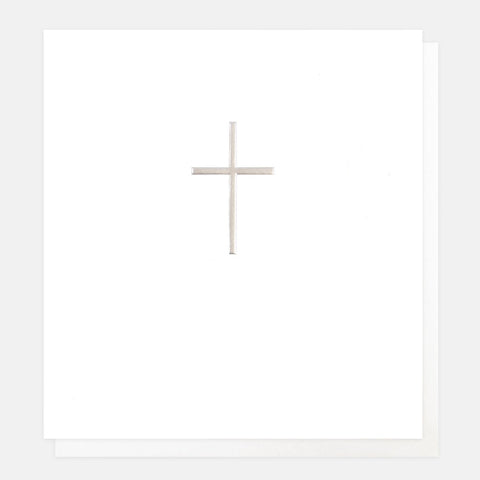 Silver Cross Christening Card