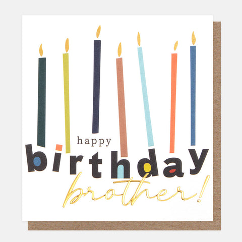 Happy Birthday Brother! Greetings Card