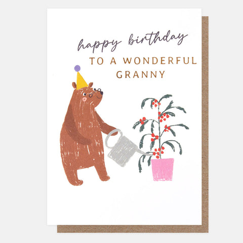 Birthday Wonderful Granny Bear