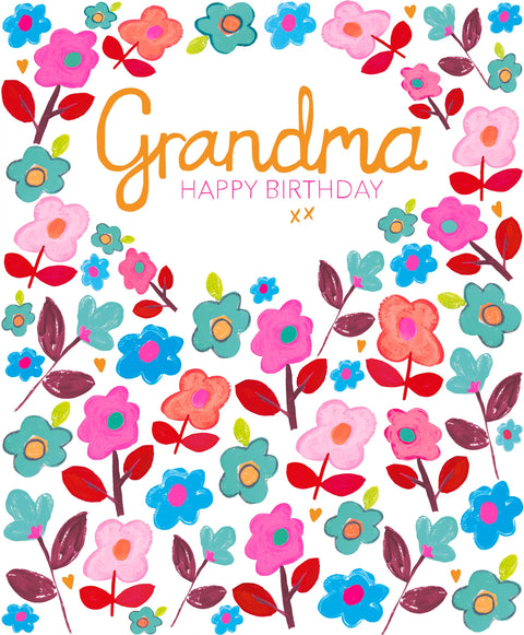 Large Special Grandma Birthday Card