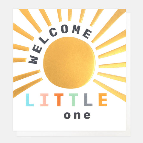 Welcome Little One Greetings Card