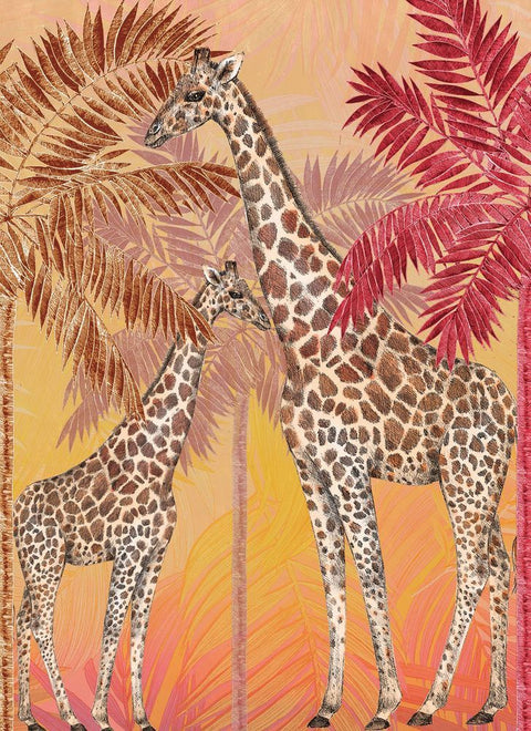 Giraffe Sunset By Matthew Williamson