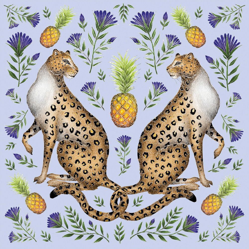 Leopards Greetings Card