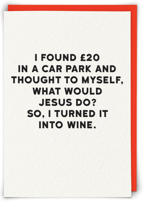 I found £20 - What Would Jesus Do?