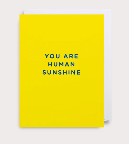 Human Sunshine Mini Card
