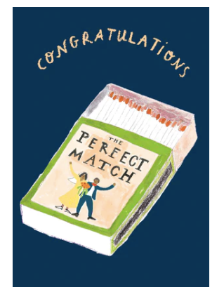 Congratulations : The Perfect Match Card