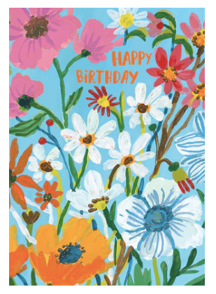 Happy Birthday Butterflies Card by Roger La Borde
