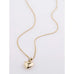 SOPHIA heart and crystal pendant necklace gold-plated