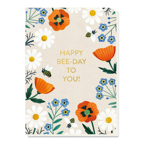 Happy Bee-Day To You! Seed Card