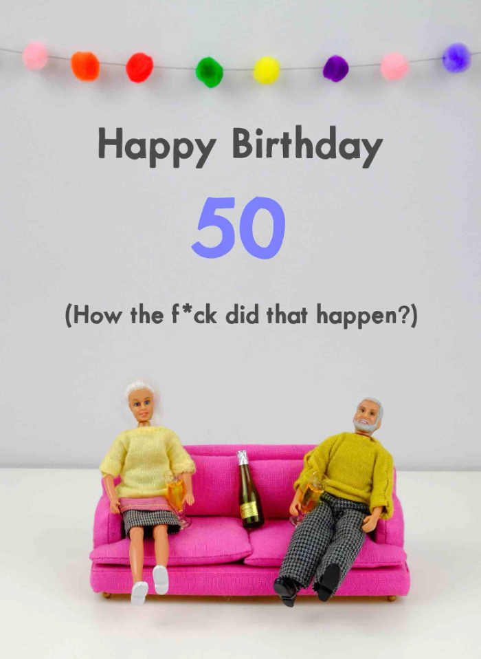 50th Birthday - Keep That Sh*t Quiet Card