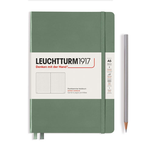 Leuchtturm1917 Hardcover Notebook Medium Dotted Olive